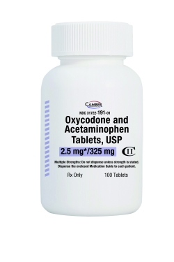 Oxycodone and Acetaminophen – Camber Pharmaceuticals