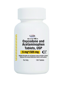 is oxycodone acetaminophen 5 325mg tab strong