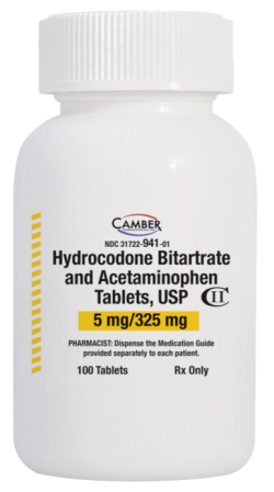 Hydrocodone APAP – Camber Pharmaceuticals