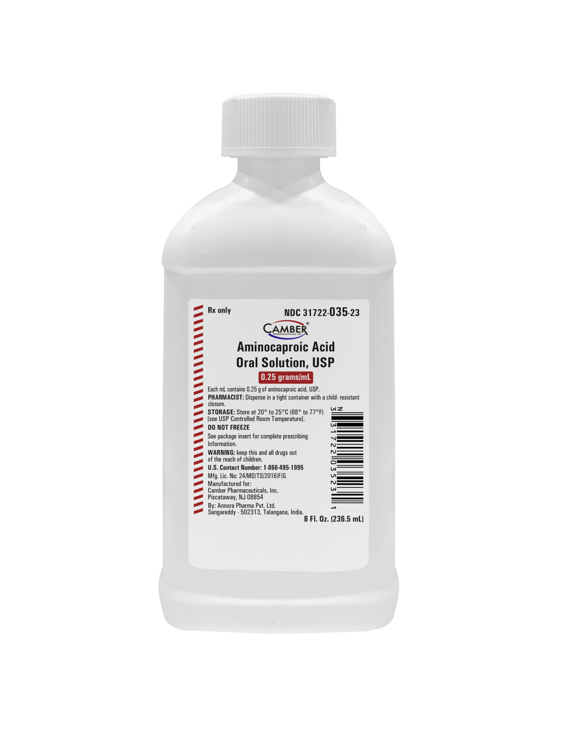 Camber Pharmaceuticals Launches Generic Amicar® Camber Pharmaceuticals